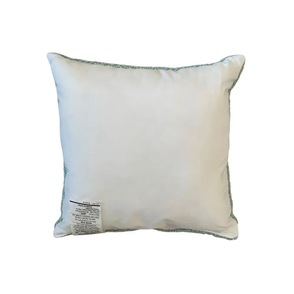 Peking Handicraft Gingerbread House Hooked Pillow 16